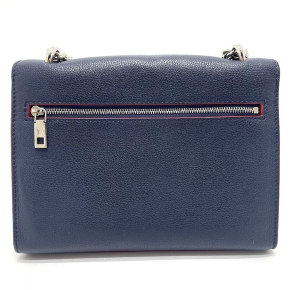 Louis Vuitton Turnlock My LockMe BB Chain Shoulder Bag Calf Marine Rouge - Picture 2 of 10